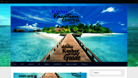 What Koshervacationcentral.com website looked like in 2019 (5 years ago)