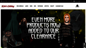 What Katesclothing.co.uk website looked like in 2019 (5 years ago)