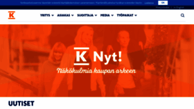 What Kesko.fi website looked like in 2019 (5 years ago)