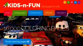 What Kids-n-fun.com website looked like in 2019 (5 years ago)