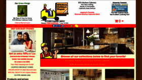 What Kitchencabinetdepot.com website looked like in 2019 (5 years ago)