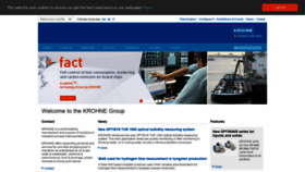 What Krohne.com website looked like in 2019 (5 years ago)