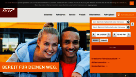 What Kvv.de website looked like in 2019 (5 years ago)