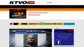 What Ktvo.com website looked like in 2019 (5 years ago)