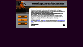 What Kapuze-aufsetzen.net website looked like in 2019 (5 years ago)