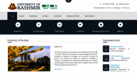 What Kashmiruniversity.net website looked like in 2019 (7 years ago)