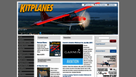 What Kitplanes.com website looked like in 2019 (5 years ago)
