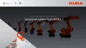 What Kuka.com website looked like in 2019 (5 years ago)