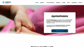 What Kairon.fi website looked like in 2019 (5 years ago)