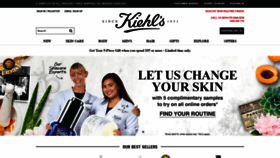 What Kiehls.com.au website looked like in 2019 (5 years ago)