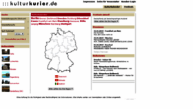 What Kulturkurier.de website looked like in 2019 (5 years ago)