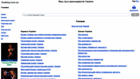 What Kodeksy.com.ua website looked like in 2019 (7 years ago)
