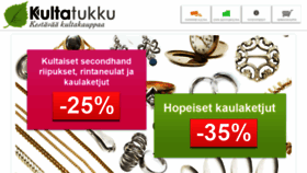 What Kultatukku.fi website looked like in 2019 (5 years ago)