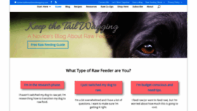 What Keepthetailwagging.com website looked like in 2019 (5 years ago)