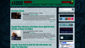 What Kboo.fm website looked like in 2019 (5 years ago)