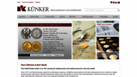 What Kuenker.de website looked like in 2019 (5 years ago)