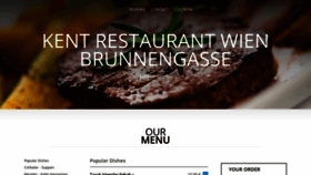 What Kentrestaurantwien.at website looked like in 2019 (5 years ago)