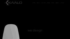 What Kaalo.com website looked like in 2019 (5 years ago)