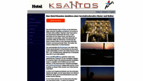 What Ksantos.net website looked like in 2019 (5 years ago)