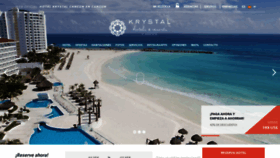 What Krystal-cancun.com website looked like in 2019 (5 years ago)