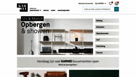 What Karwei.nl website looked like in 2019 (5 years ago)