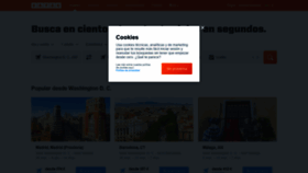 What Kayak.es website looked like in 2019 (5 years ago)
