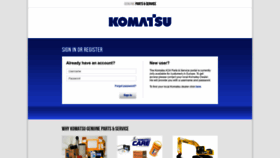 What K24.komatsu.eu website looked like in 2019 (5 years ago)