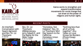 What Kairoscenter.org website looked like in 2019 (5 years ago)