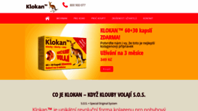 What Klokanproklouby.klokansos.cz website looked like in 2019 (5 years ago)