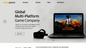 What Kakaogames.com website looked like in 2019 (5 years ago)