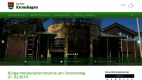 What Kronshagen.de website looked like in 2019 (5 years ago)