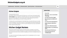What Kitchengadgets.org.uk website looked like in 2019 (5 years ago)