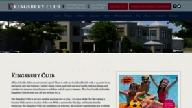 What Kingsburyclub.com website looked like in 2019 (5 years ago)