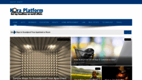 What Koraplatform.com website looked like in 2019 (5 years ago)