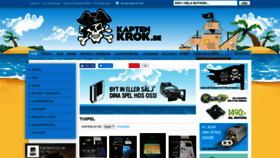 What Kaptenkrok.se website looked like in 2019 (6 years ago)