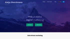 What Katjashershneva.se website looked like in 2019 (5 years ago)