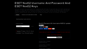 What Keys-nod32.blogspot.com website looked like in 2019 (5 years ago)