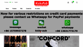What Kickspub01.com website looked like in 2019 (5 years ago)
