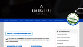 What Kokuszolaj.com website looked like in 2019 (5 years ago)