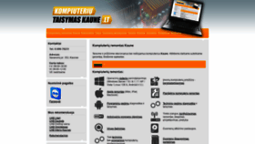 What Kompiuteriuremontaskaune.lt website looked like in 2019 (5 years ago)