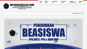 What Kemahasiswaan.ump.ac.id website looked like in 2019 (5 years ago)
