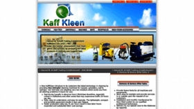 What Kaffkleen.com website looked like in 2019 (5 years ago)