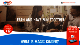 What Kinder-magicode.biz website looked like in 2019 (5 years ago)