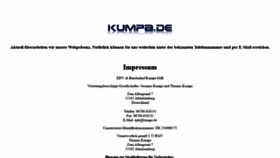 What Kumpa.de website looked like in 2019 (5 years ago)