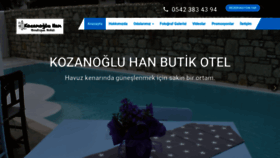 What Kozanogluhanalacati.com website looked like in 2019 (5 years ago)