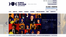 What Kingscollegeguildford.com website looked like in 2019 (5 years ago)