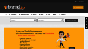 What Kutchi.biz website looked like in 2019 (5 years ago)