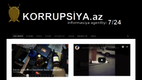 What Korrupsiya.az website looked like in 2019 (5 years ago)
