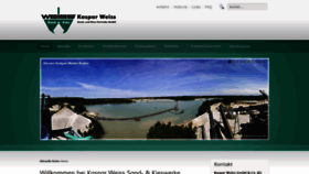 What Kieswerke-weiss.de website looked like in 2019 (5 years ago)