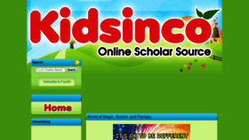What Kidsinco.com website looked like in 2019 (5 years ago)